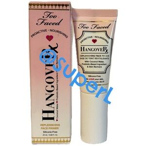 2/$15 NEW Too Faced Hangover Replenishing Face Primer Makeup Base
